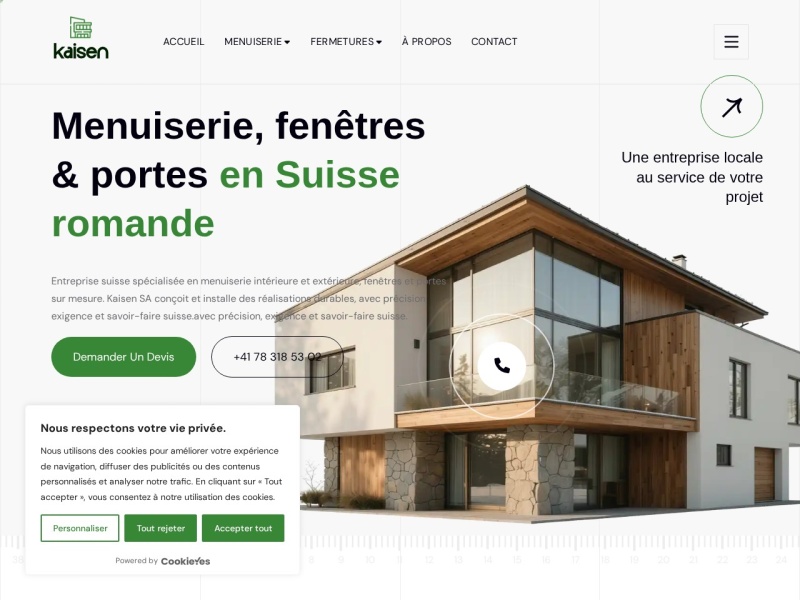 Aperçu du site Kaisen SA